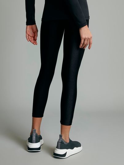 Calça Legging Midi Preto