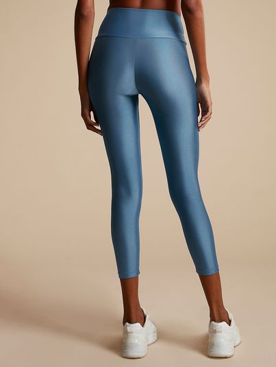 Calça Legging Midi Azul Glacial