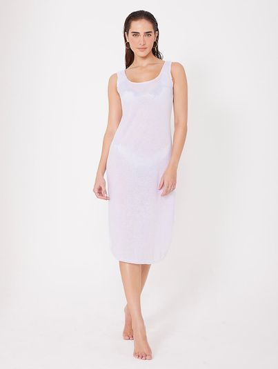 Vestido Regata Midi Branco