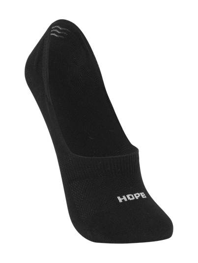 Kit Com 3 Pares De Meias Invisível Em Algodão Preto