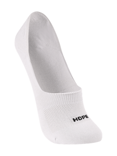 Kit Com 3 Pares De Meia Invisível Em Algodão Branco