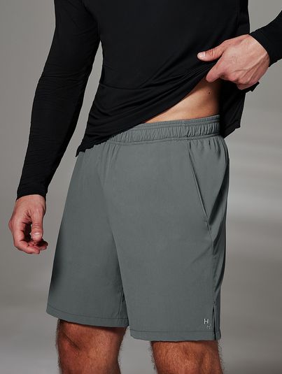 Shorts Masculino Médio Training Cinza Chumbo