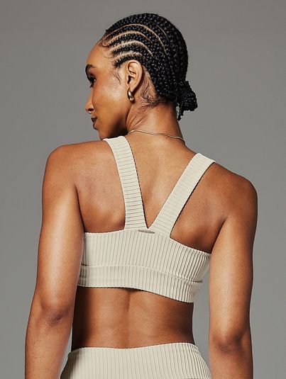 Top Decote Reto Texturizado Off White Creamy
