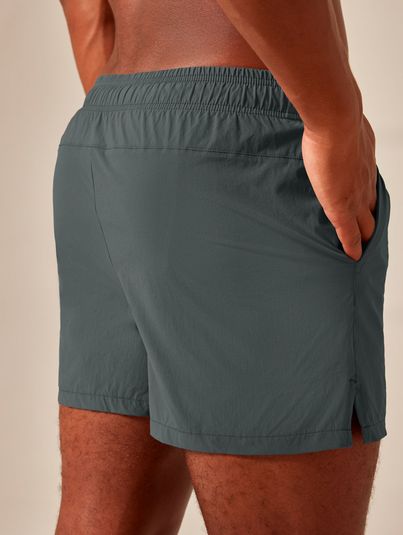 Shorts Masculino Curto Training Cinza Chumbo