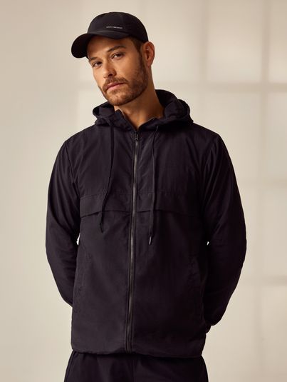 Jaqueta Fitness Masculina Preto