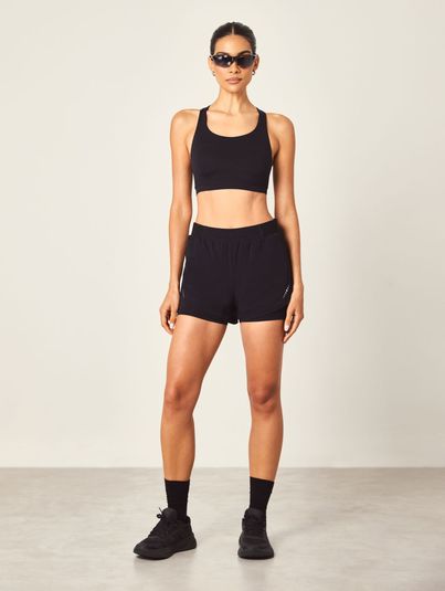 Shorts Runner Com Bermuda Preto