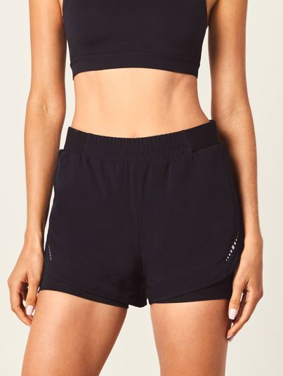 Shorts Runner Com Bermuda Preto