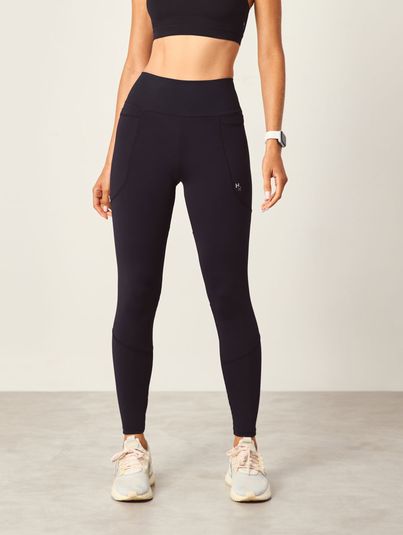 Calça Legging Power Fit Bolsos Preto