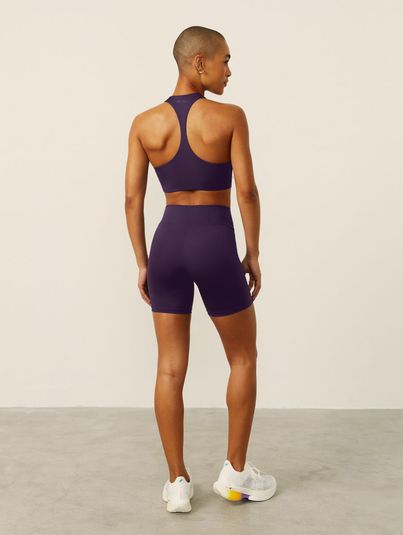 Bermuda Cós Alto Roxo Safira Collab HR & Mari Gonzalez