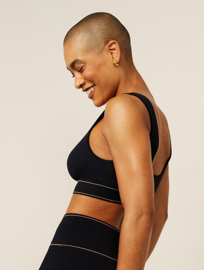 Top Comfort Decote Reto Sem Costura Preto 3